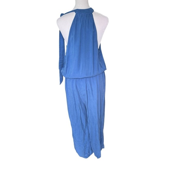 Cloth & Stone - High Neck Side Tie Wide Leg Jumpsuit Sz M - Picture 5 of 10
